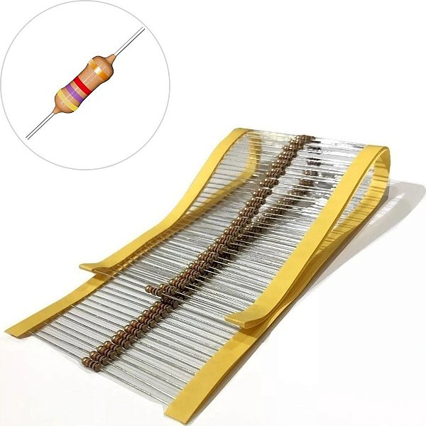 Resistor 4K7/ 4,7K Cr25 1/4W 5% - Pacote Com 100 Peças