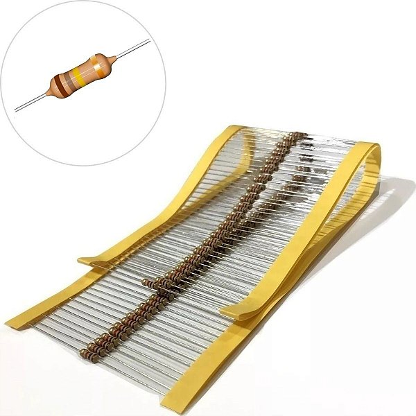Resistor 180K Cr25 1/4W 5% - Pacote Com 100 Peças