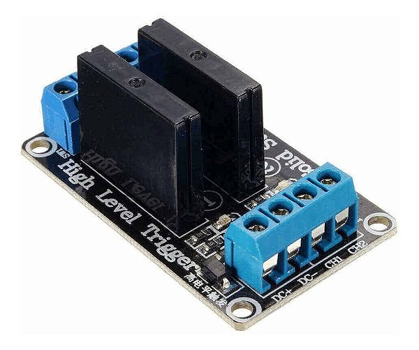 Módulo Rele De Estado Solido Ssr - 2 Canal 5V / 2A
