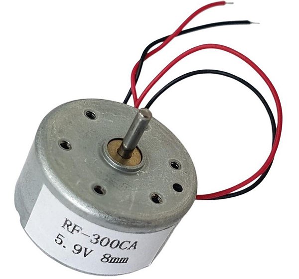 Motor RF-300 3V ~ 5,9V (Eixo 8mm)