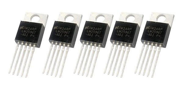 Lm2596 Regulador De Tensão Ajustável - Lm2596T-Adj - 05 Peças