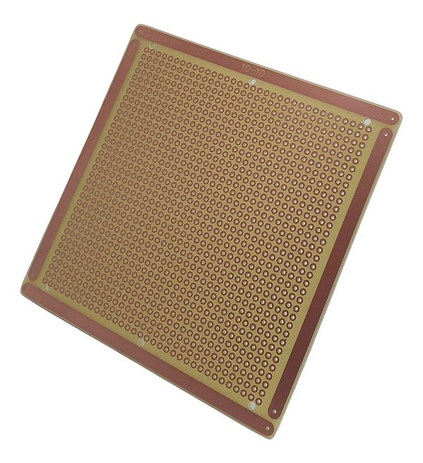 Placa De Circuito Perfurada *Ilha 10X10Cm
