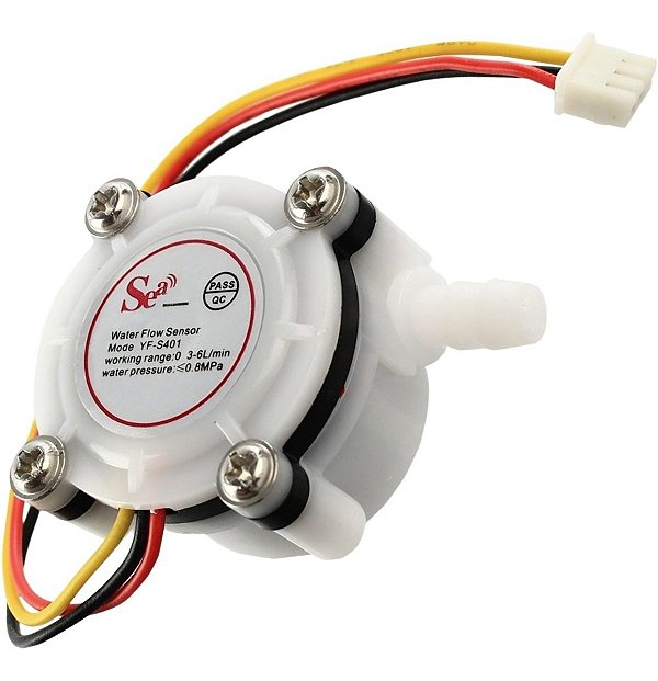 Sensor De Fluxo De Água YF-S401 0,3-6 L/Min