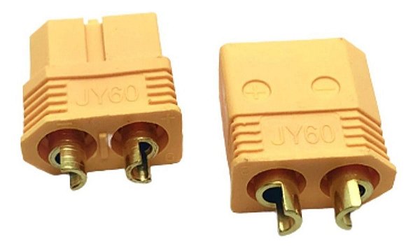 Par De Conectores Jy-60 (Xt60) Macho Femea