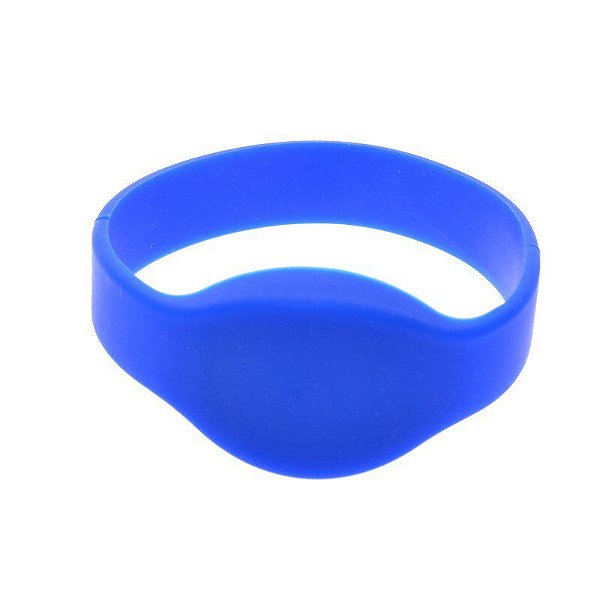 Tag Pulseira RFID 13.56MHz em Silicone - Azul