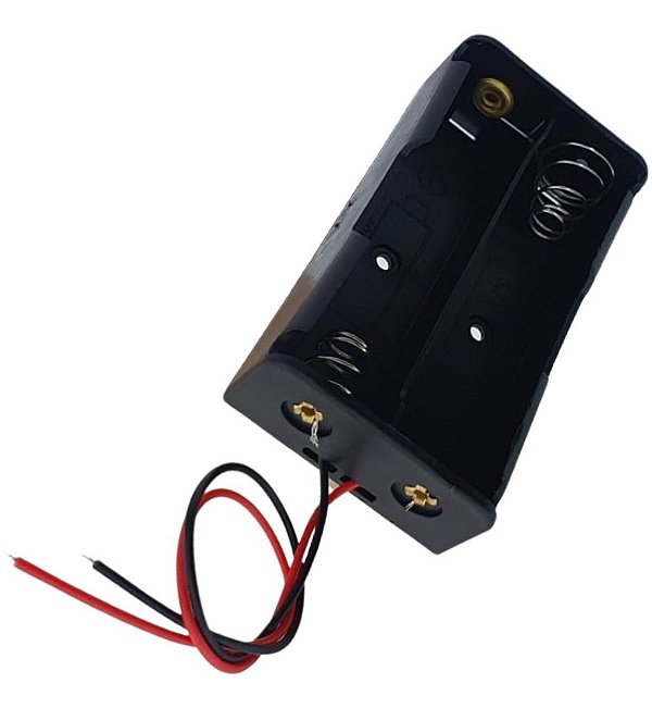 Suporte para 2 Baterias 18650 Li-ion - 2 Slots.