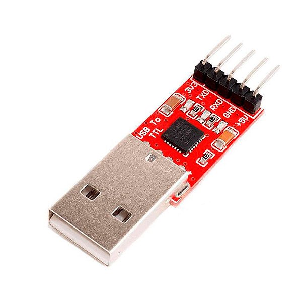 Módulo Conversor USB 2.0 Para RS232 TTL CP2102 - 5 PINOS