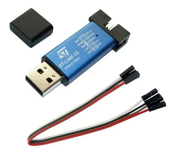 Gravador STM8 STM32 - ST-Link V2 Mini