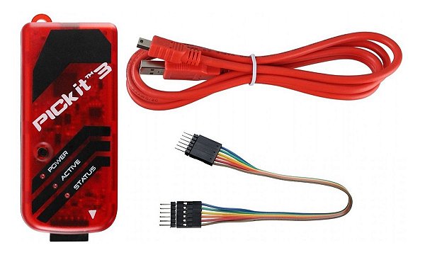 Programador Gravador de PIC PICKIT3 USB + Cabo