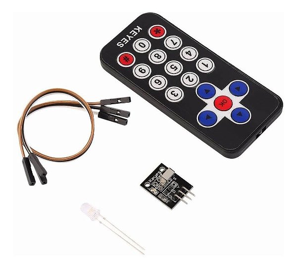 Kit Controle Remoto Infravermelho + Receptor - KY-022