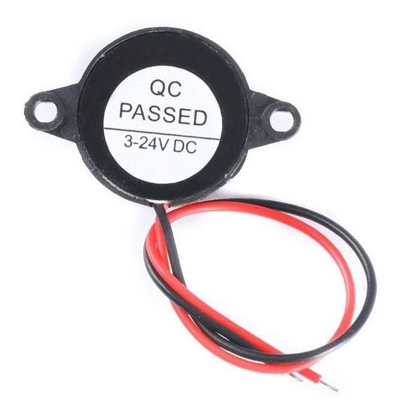 Buzzer Continuo Sirene Alta SFM-20B DC 3-24V