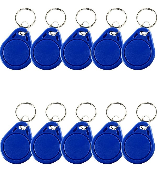 Tag Chaveiro Rfid 13,56MHZ - Programável Mifare - 10 Peças