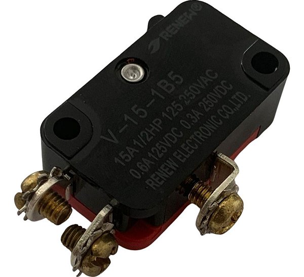 Chave Fim De Curso Interruptor Micro Switch V-15-1B5 15A - Renews