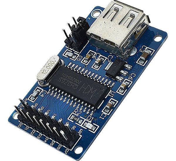 Módulo USB Host CH376A Interface Serial Micro-Controladores