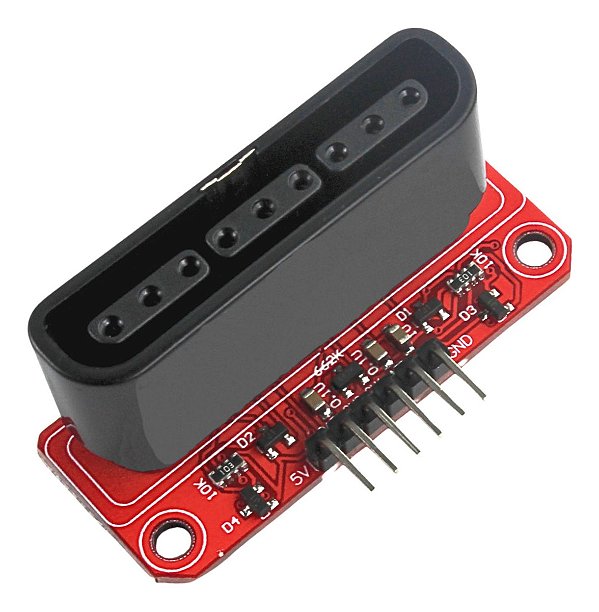 Adaptador Ps2 Spi Controle Ps2 Ps3 Sem Fio Para Arduino