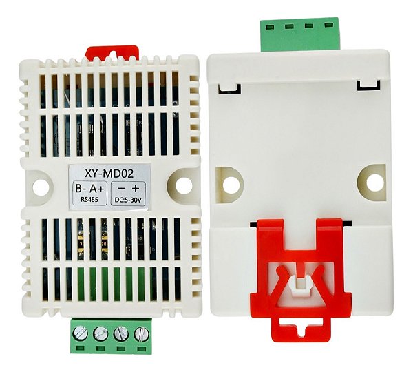 Sensor Transmissor De Temperatura E Umidade Rs485 Serial Modbus Rtu XY-MD02