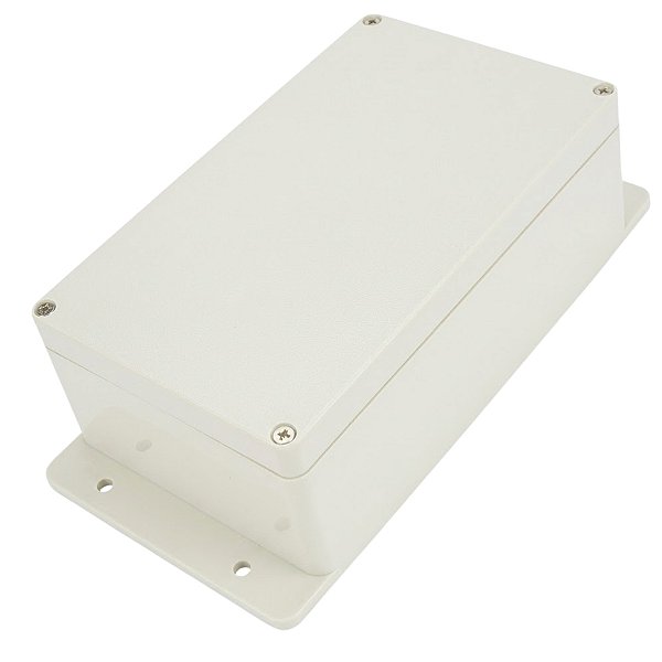Caixa Plástica 200x120x65mm Para Montagem De Circuitos Elétricos Eletrônicos