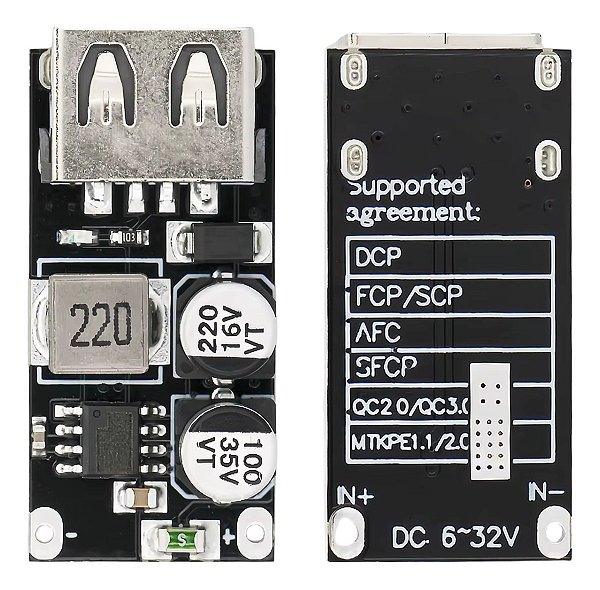 Módulo Regulador De Tensão Step Down 5v Com Saída Usb