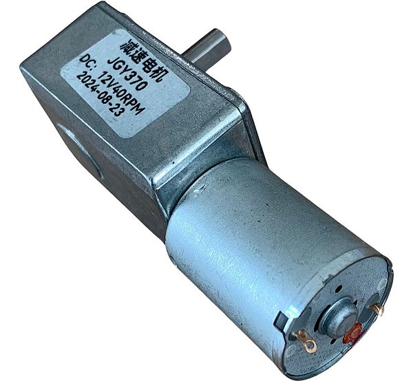 Motor Dc Com Redução Metálica Reversível Jgy370 12v 40 Rpm Com Engrenagem
