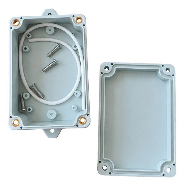 Caixa de Montagem Plástica 100x68x40mm para Circuitos Elétricos e Eletrônicos