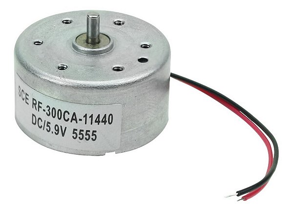 Motor RF-300 Para Robótica Arduino Dvd PS 5.9V (Eixo 6mm)