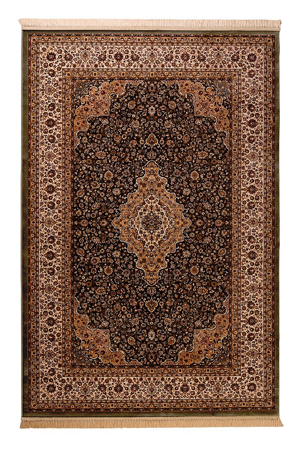 TAPETE ALANYA DES 04 VERDE / BEGE 1,40M x 2,00M