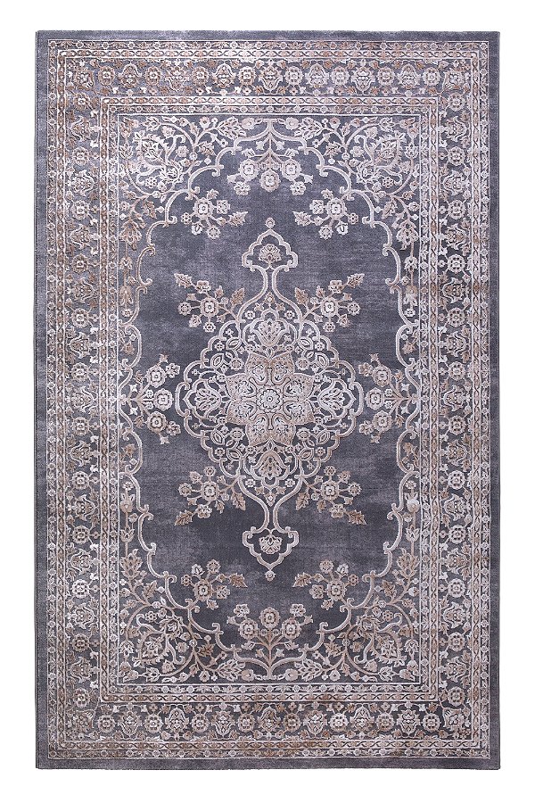 TAPETE ANTIQUE CLASSIC 2,90 X 3,90 DES 01 CINZA