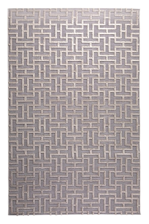 TAPETE SOPHIE 2,80 X 3,90M DES 03 CINZA