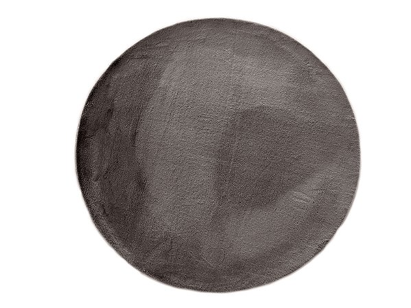 TAPETE SOFT - 2,00 REDONDO - CINZA