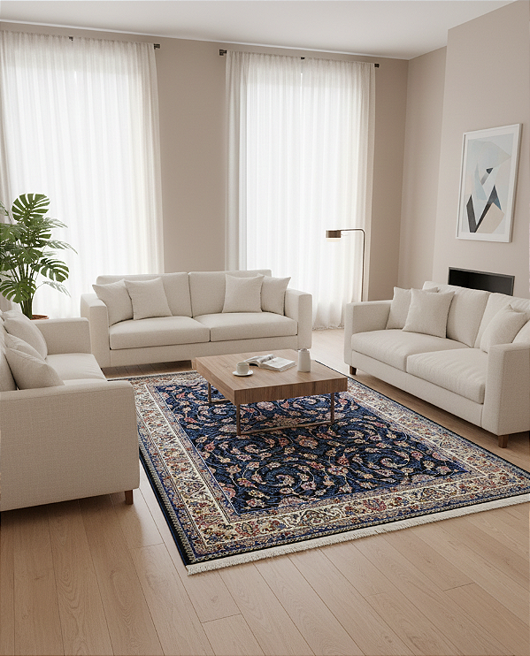 TAPETE PERSA (Maq.) 2,50 X 3,50M DES 01 AZUL