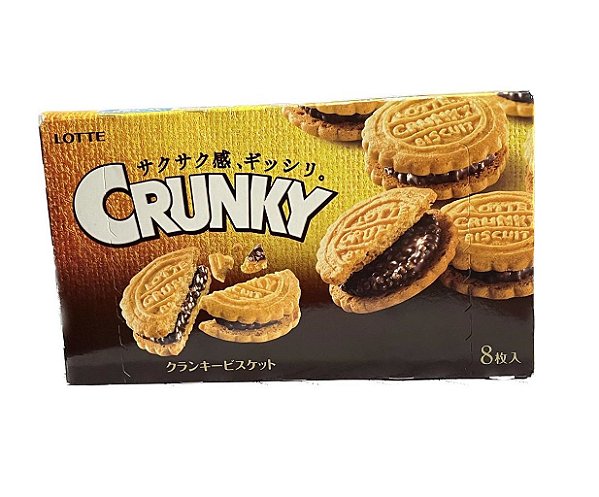 Biscoito Crunky Sabor Chocolate 88G Lotte