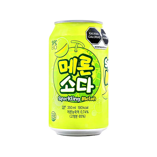 Refrigerante De Melao Sparkling Melon Coreano 350ml