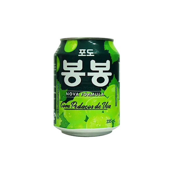 Suco De Uva Verde Com Pedaços Da Fruta 238ml - Bonbon Haitai