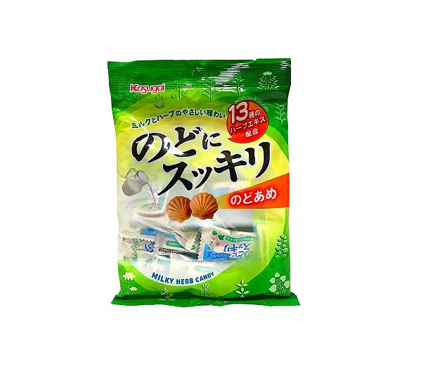 Bala Refrescante De Ervas E Leite 119G - Kasugai