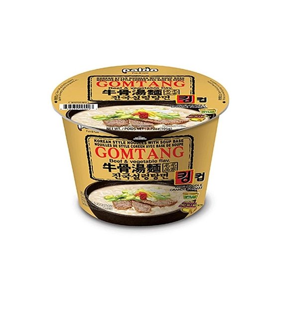 Lamen Coreano Gomtang King Cup Sabor Bife 105g - Paldo
