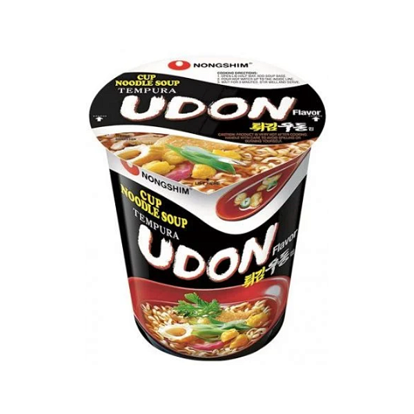 Lamen Cup Tempura Udon Macarrão Estilo Japonês Nongshim 62g