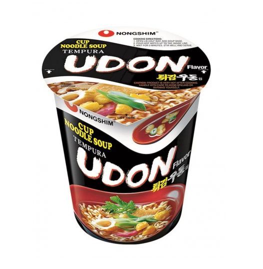 Lamen Coreano Cup Sabor Tempura Udon 62G - Nongshim