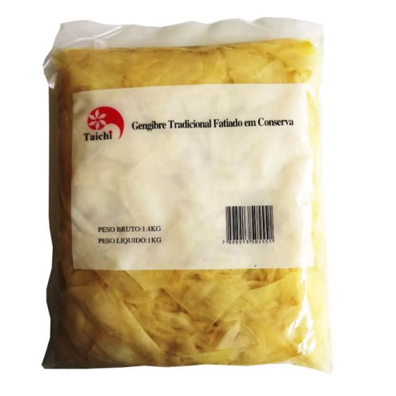 Gengibre Em Conserva (Choga Gari) 1Kg - Taichi
