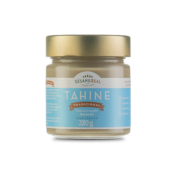 Creme de Gergelim Vegano Tahine Tradicional Sesamo Real 220g