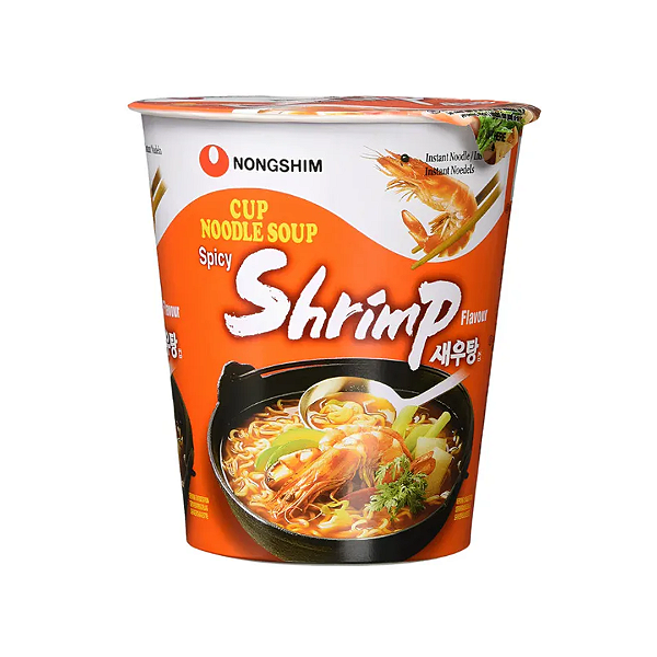 Lamen Coreano Sabor Camarão Picante 67G - Nongshim