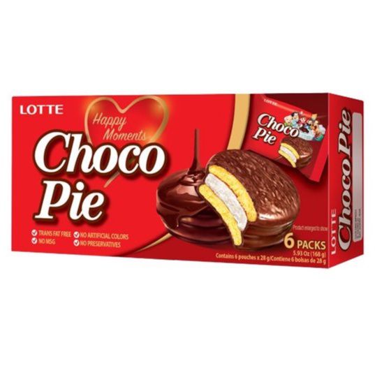 Choco Pie Caixa 6un 168G - Lotte