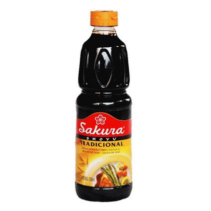 Molho de Soja Shoyu Tradicional 500ml - Sakura