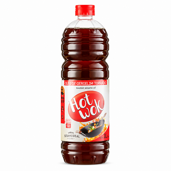 Óleo de Gergelim Torrado Hot Wok Sésamo Real 1L