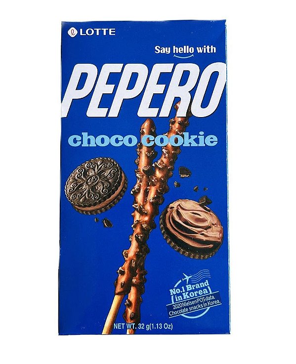 Pepero Biscoito Palito Sabor Choco Coockie 32G - Lotte