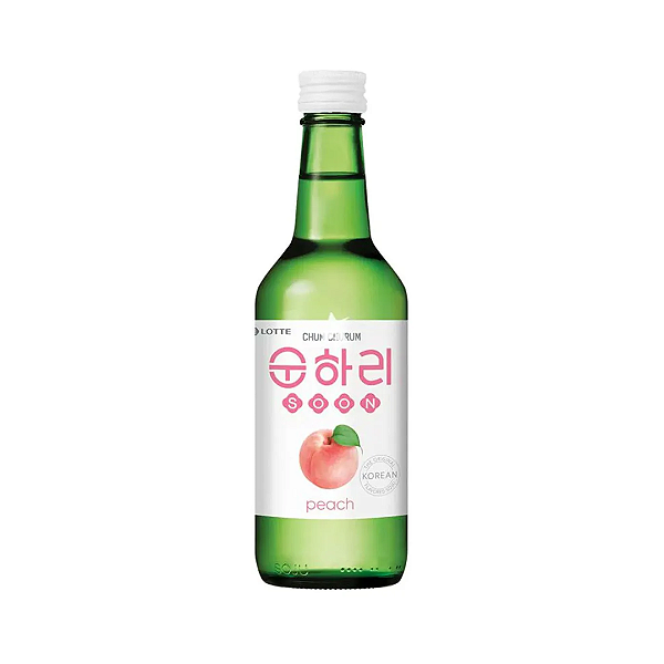 Soju Chum Churum Sabor Pessego 360ml