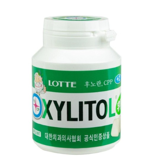 Xylitol Chiclete Goma De Mascar Sem Açúcar Sabor Menta E Limão 58G - Lotte