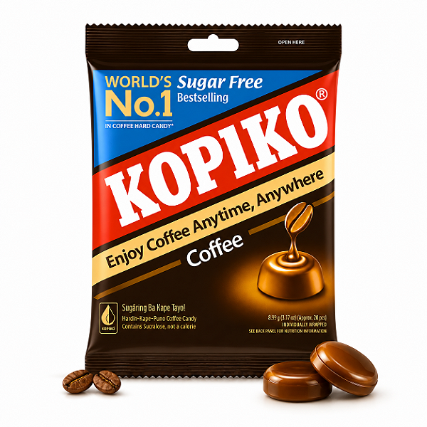 Bala De Café Kopiko Sem Açúcar 75G