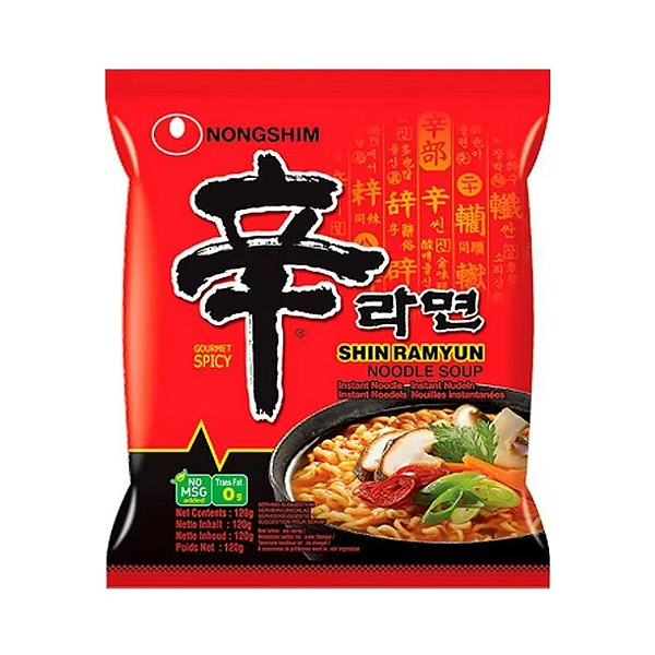 Lamen Coreano Shin Ramyun Nongshim 120G