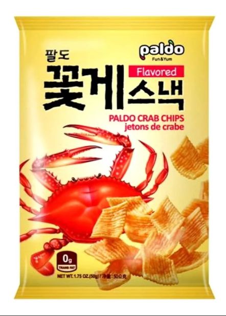 Salgadinho Coreano Sabor Caranguejo Crab Chips 50G - Nongshim