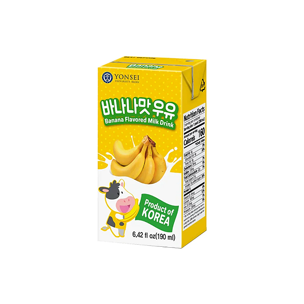 Leite De Banana Coreano 190ml